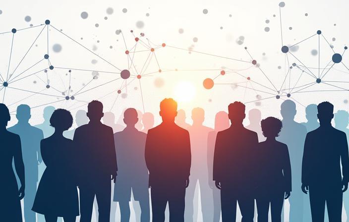 Infographic showing audience demographics and reach